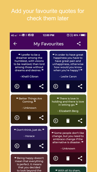 Quotes Collection - عکس برنامه موبایلی اندروید