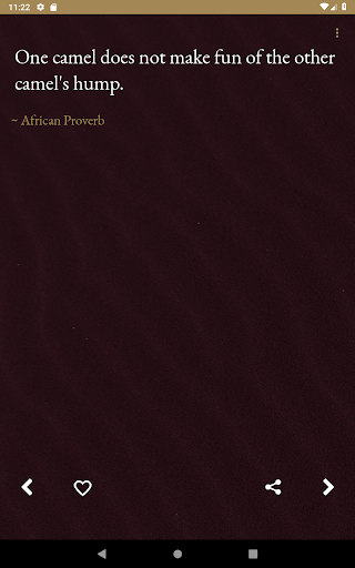 African Proverbs, Daily Quotes - عکس برنامه موبایلی اندروید