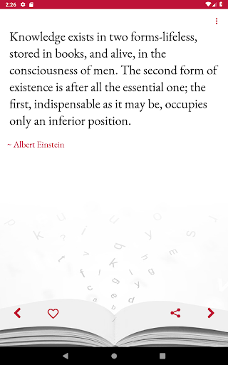 Albert Einstein Quotes - Daily - Image screenshot of android app