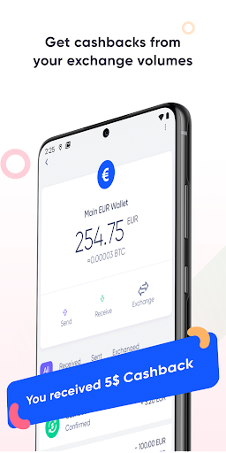 Quppy: Bitcoin Сrypto wallet - عکس برنامه موبایلی اندروید