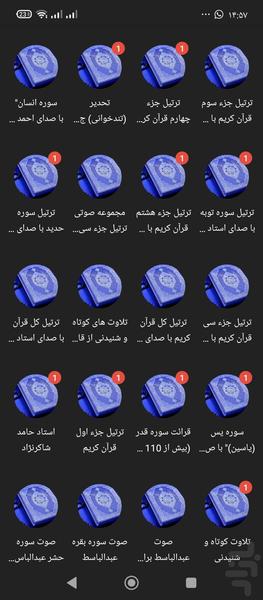 قرآن صوتی مجلسی - Image screenshot of android app
