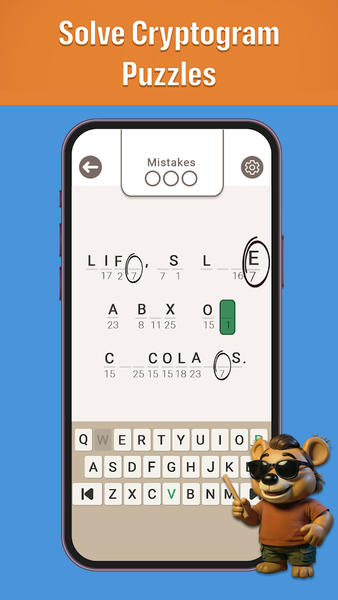 CodeWords: Cryptogram Puzzles - عکس بازی موبایلی اندروید