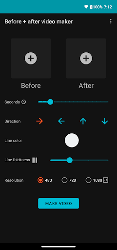Before and After Video Maker - عکس برنامه موبایلی اندروید