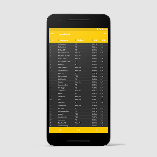 r6stats - Image screenshot of android app