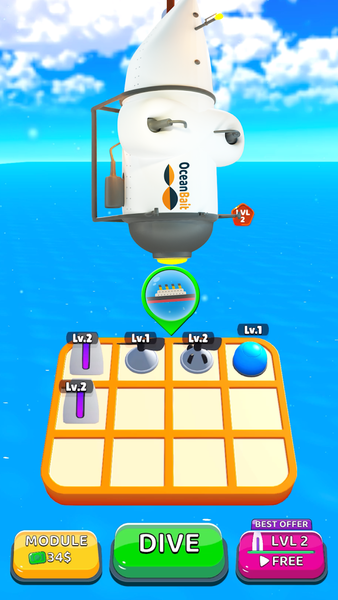 Deep Dive! - Submarine Jump - Image screenshot of android app