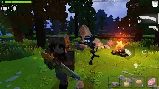 Huntercraft: Zombie Survival - Gameplay image of android game