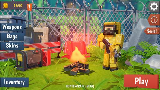Huntercraft: Zombie Survival - Gameplay image of android game
