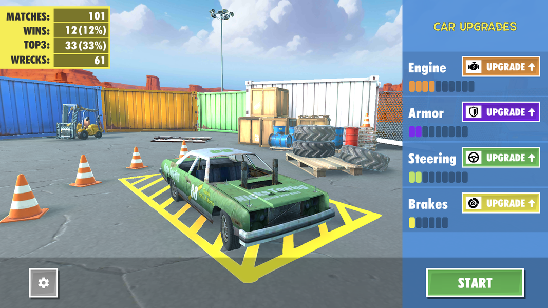 Demolition Derby Life - عکس بازی موبایلی اندروید