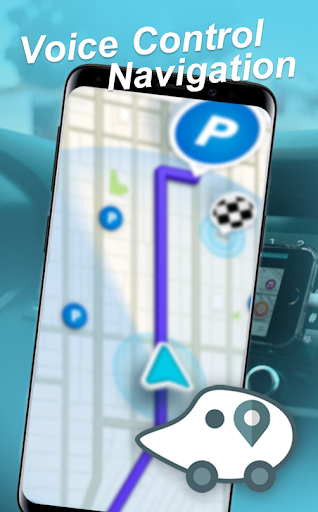 Voice Control Wαze Advice:Traffic Live Navigation - Image screenshot of android app