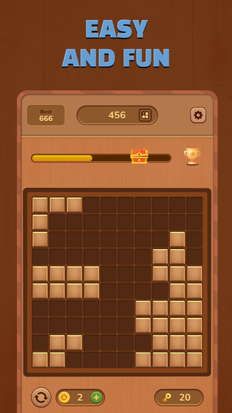 Wood Block Puzzles-Puzzle Game - عکس بازی موبایلی اندروید