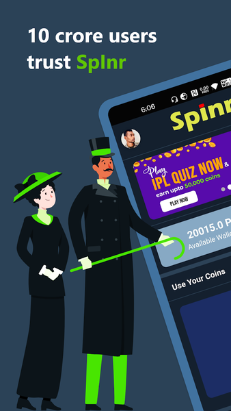 SpInr: Earn Wallet cash & more - Image screenshot of android app