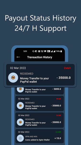 SpInr: Earn Wallet cash & more - Image screenshot of android app