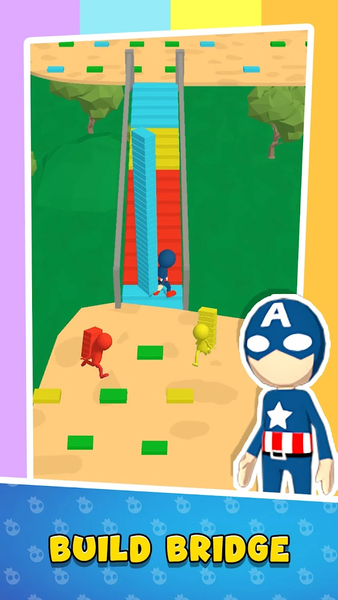 Bridge Run: Rush Race - عکس بازی موبایلی اندروید