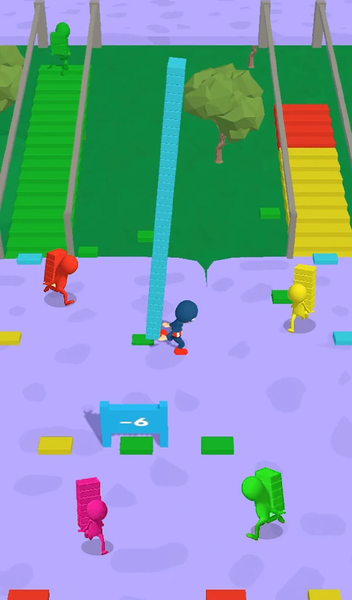 Bridge Run: Rush Race - Gameplay image of android game