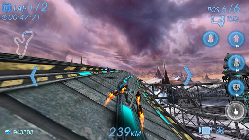 Space Racing 3D - Star Race - Gameplay image of android game