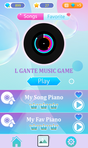 L-Gante Piano Tiles Game - عکس بازی موبایلی اندروید