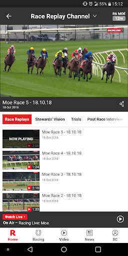 Racing.com - Image screenshot of android app