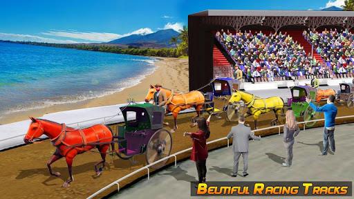 Horse Cart Racing Championship 2021 - Gameplay image of android game