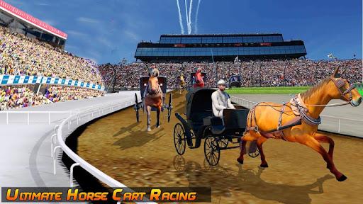 Horse Cart Racing Championship 2021 - Gameplay image of android game
