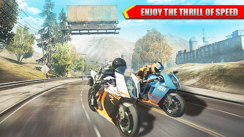 Racing Fever Moto Racing - Gameplay image of android game