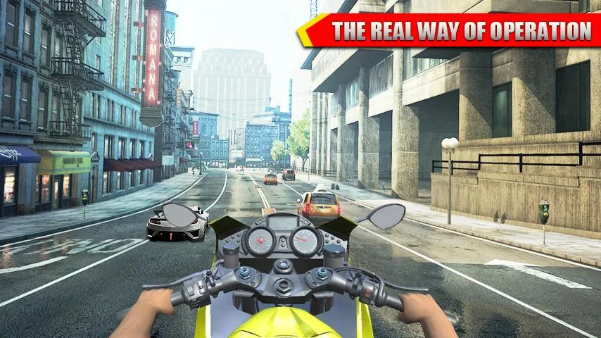 Racing Fever Moto Racing - Gameplay image of android game