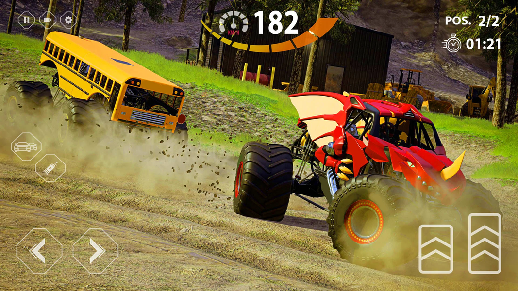 Monster Truck Games Car Racing - Image screenshot of android app