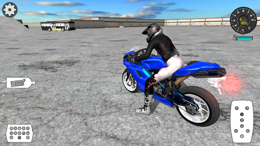Racing Motorbike Trial - Gameplay image of android game