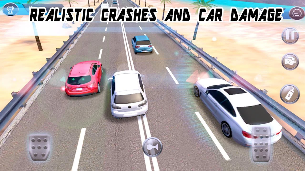 Racing Traffic 3D - Gameplay image of android game