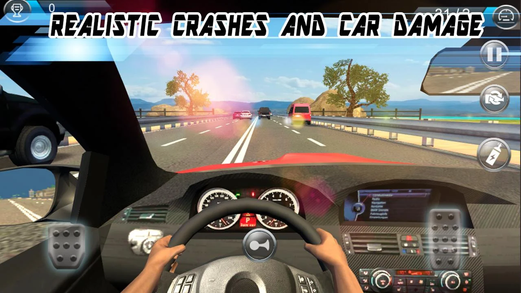 Racing Traffic 3D - Gameplay image of android game