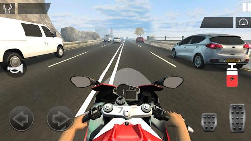 Traffic Speed Moto 3D - Gameplay image of android game