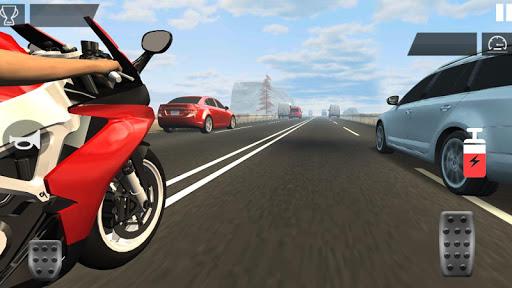 Traffic Speed Moto 3D - Gameplay image of android game