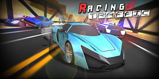 Racing Drift Traffic 3D - Gameplay image of android game