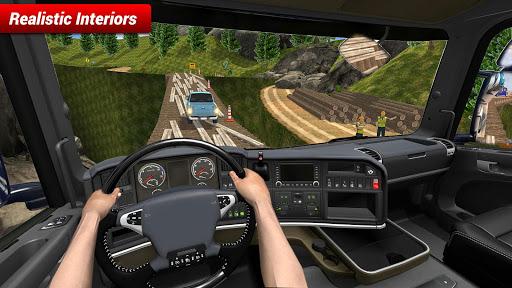 Offroad Truck Driving Simulator Free - Gameplay image of android game