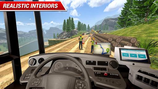 Offroad Bus Transport Simulator - Gameplay image of android game