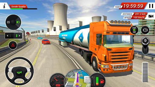 Oil Tanker Transporter Truck Simulator - عکس بازی موبایلی اندروید