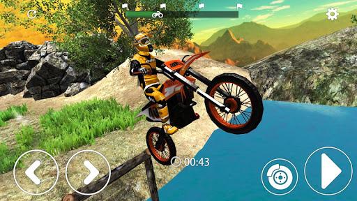 Trial Bike Race 3D- Extreme Stunt Racing Game 2020 - Gameplay image of android game