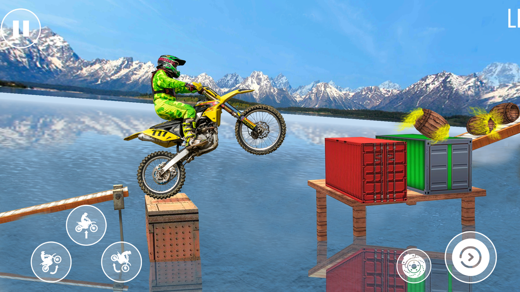Bike Stunt 3D Bike Racing Game - Gameplay image of android game