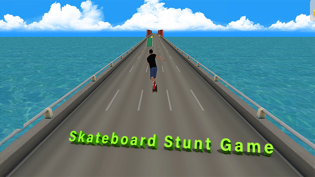 Flip Skaterboard Game - Gameplay image of android game