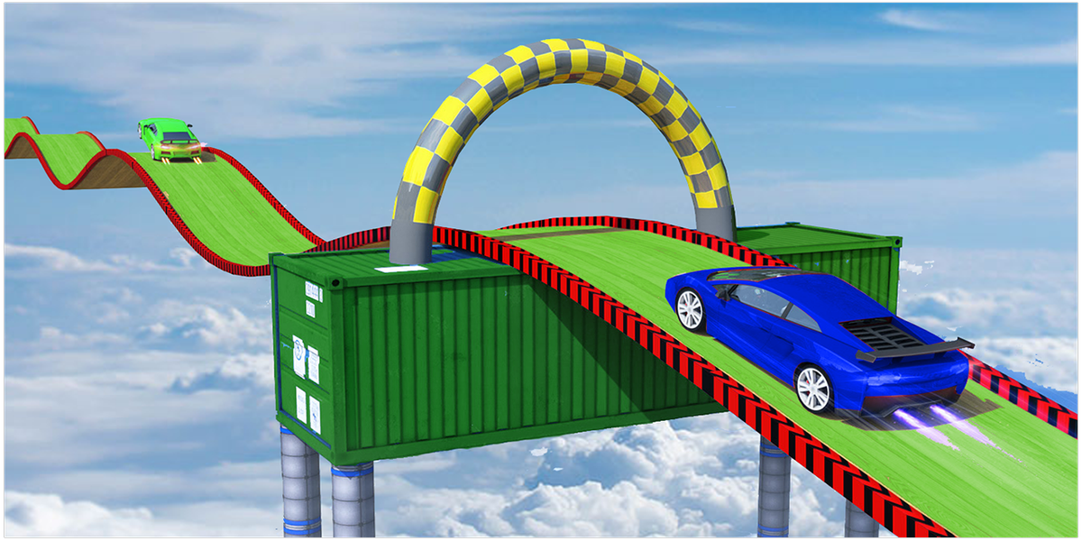 Car Stunt 3D - Racing Car Game - Gameplay image of android game