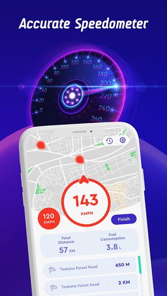 Offline Maps, GPS, Speedometer - Image screenshot of android app