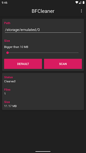 Big File Cleaner - عکس برنامه موبایلی اندروید