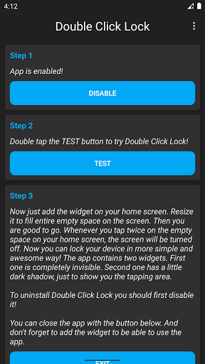 Double Click Lock - Double Tap - عکس برنامه موبایلی اندروید