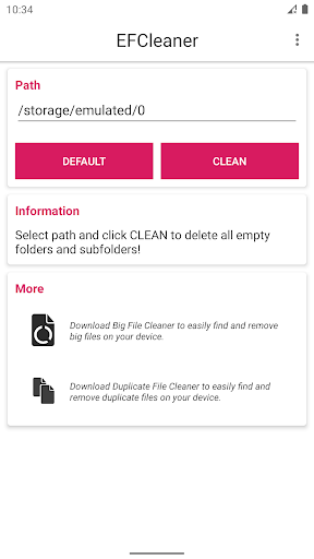 Empty Folder Cleaner - Image screenshot of android app