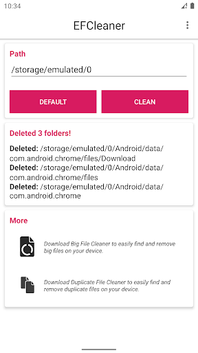 Empty Folder Cleaner - Image screenshot of android app