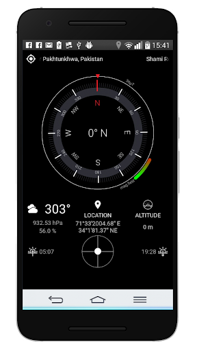 Digital Compass ۲۰۲۰ - عکس برنامه موبایلی اندروید
