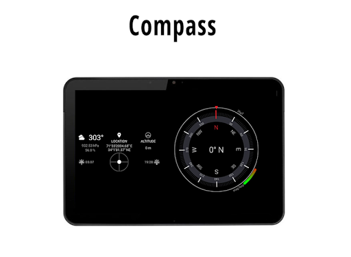 Digital Compass ۲۰۲۰ - عکس برنامه موبایلی اندروید