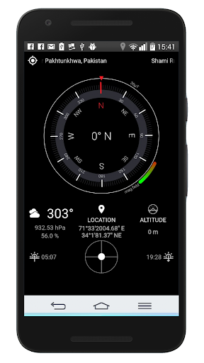 Digital Compass ۲۰۲۰ - عکس برنامه موبایلی اندروید