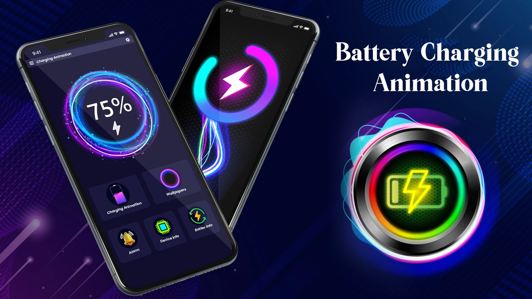 3D Battery Charging Animation - عکس برنامه موبایلی اندروید