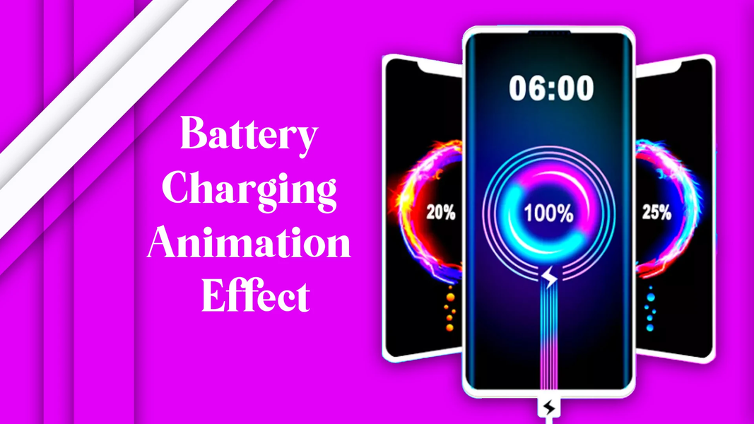 ۳D Battery Charging Animation - عکس برنامه موبایلی اندروید