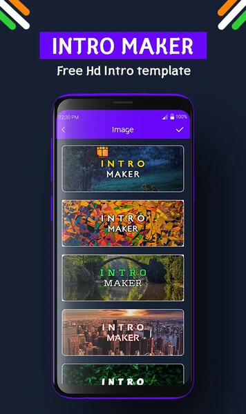 Intro Maker Logo And Text - Image screenshot of android app